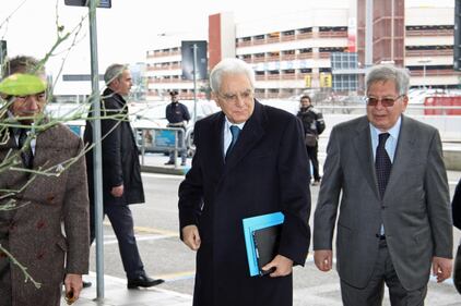 Mattarella a Palermo con un aereo di linea 4