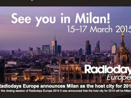 Radiodays, la maxi convention delle radio europee a Milano nel 2015