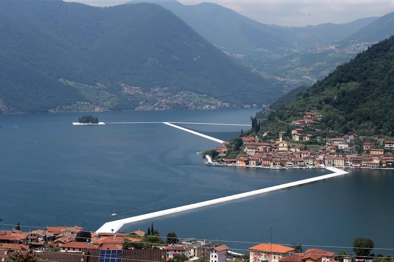 "The floating piers", la passerella di Christo 2