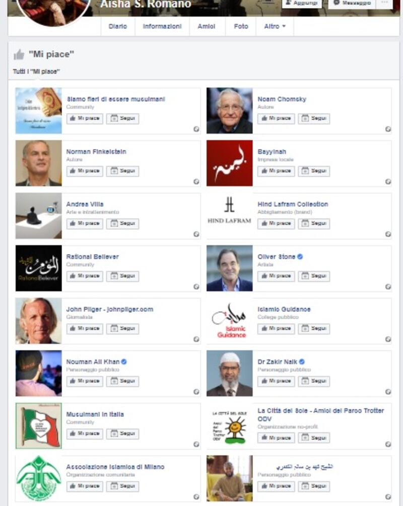 Alcune immagini reperite dalla pagina "Siamo fieri di Essere Musulmani" 1