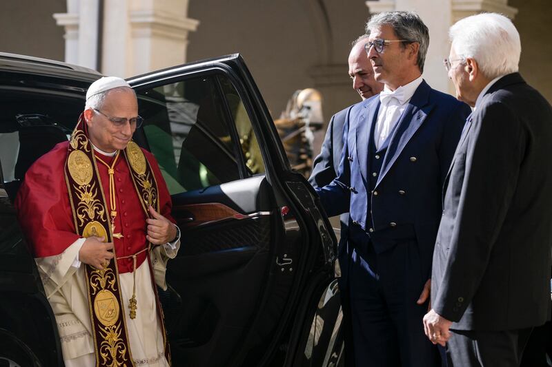 Papa Leone XIV in visita al Quirinale 10