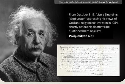 FOTO La lettera di Einstein vale 3 milioni di euro 1