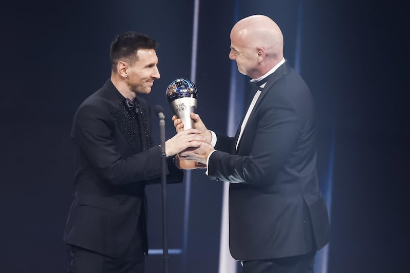 Lionel Messi è il miglior giocatore del 2022: i momenti più belli della premiazione 4