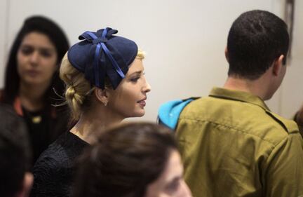 Ivanka Trump visita il Muro del Pianto 5