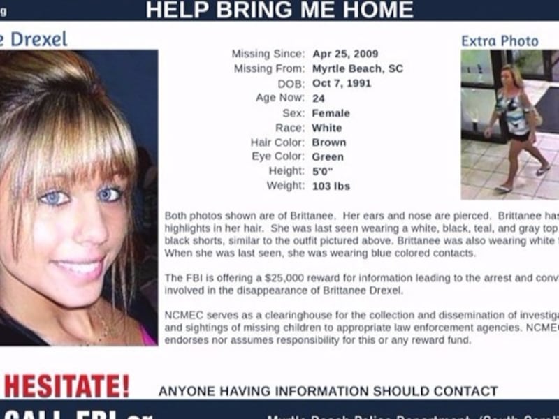 La scomparsa di Brittanee Drexel