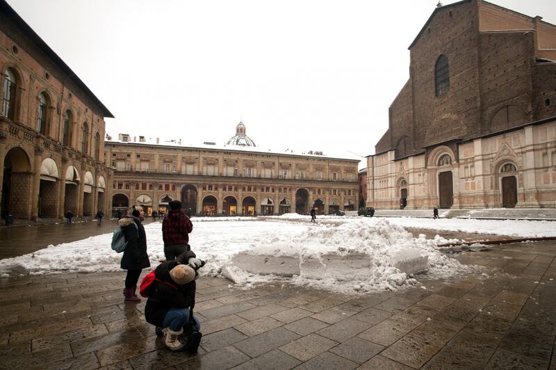 Bologna sotto la neve, le immagini 8