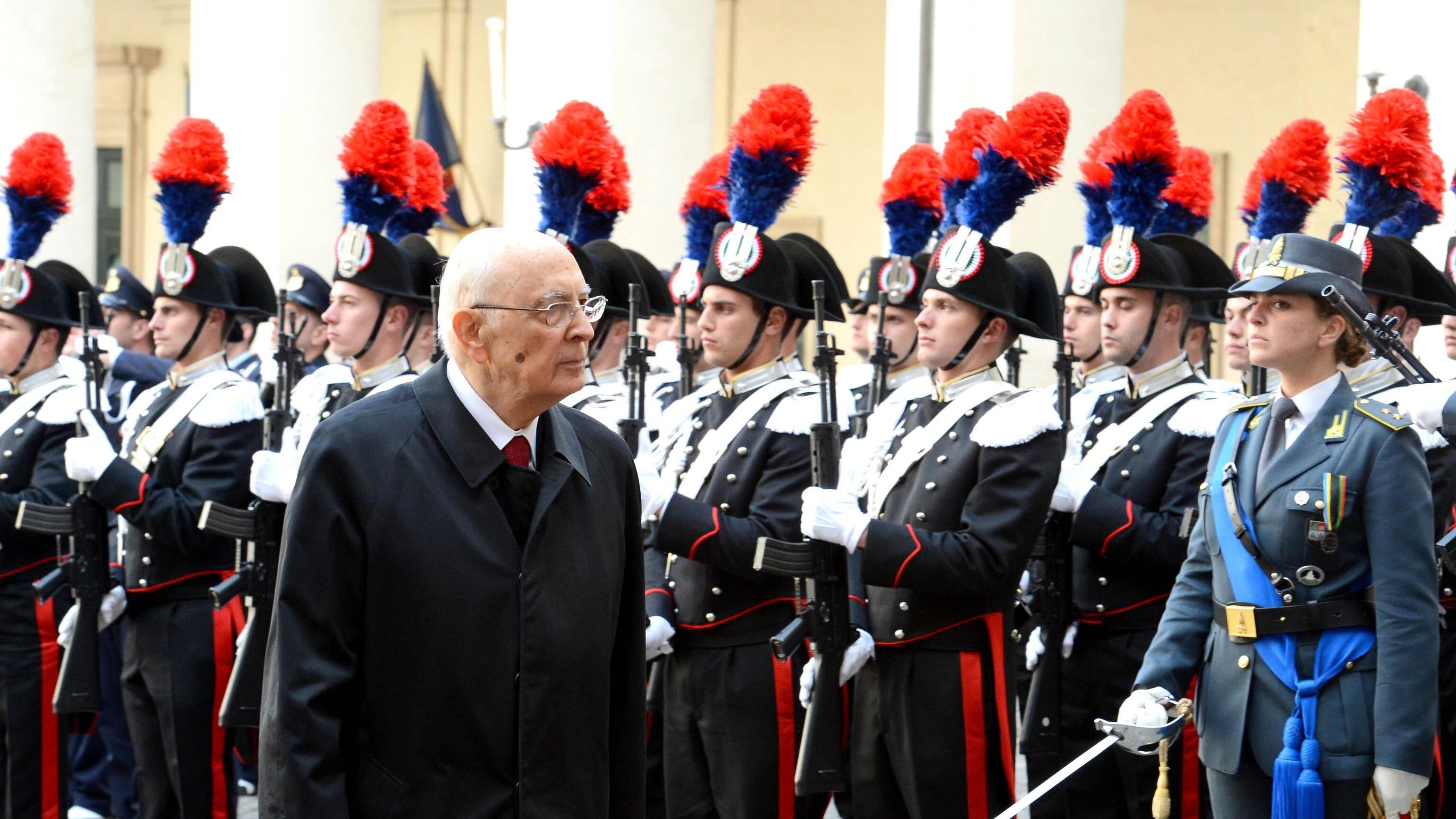 Quirinale, il giuramento di Giorgio Napolitano per il secondo mandato