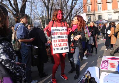 Manifestazione a Milano per l'8 Marzo  4