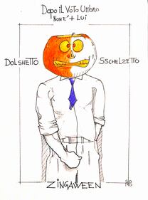 La vignetta del giorno: Zingaretti dopo il voto umbro 1