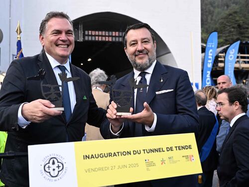 Riaperto il tunnel del Tenda. Salvini: "Ottimo risultato, torniamo a collegare Italia e Francia"