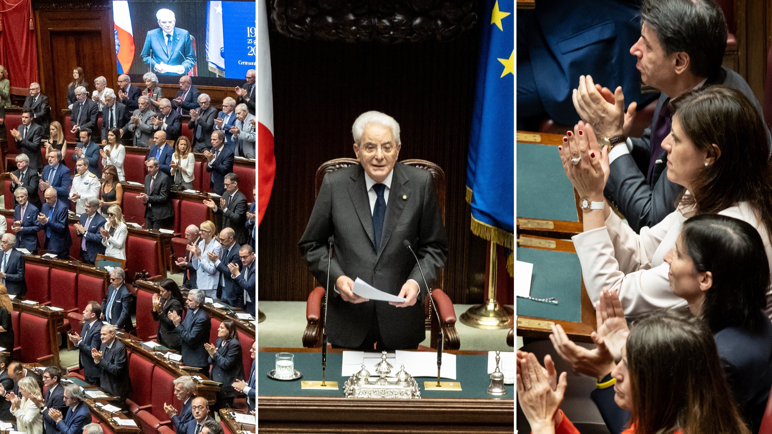 Mattarella celebra gli 80 anni dell'Assemblea costituente, standing ovation bipartisan. Ma i vannacciani non ci sono: "Altri impegni"