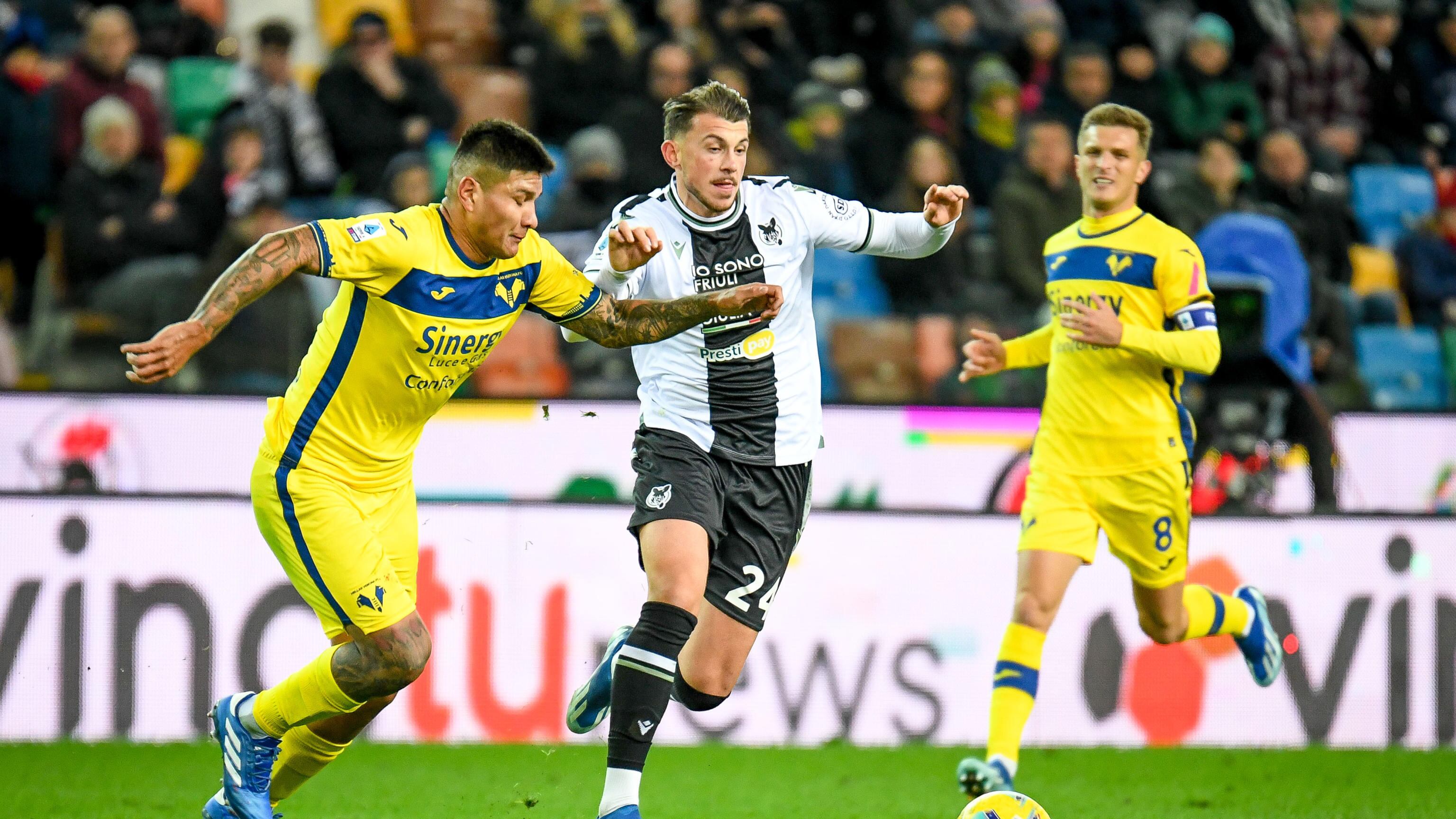 Gol, spettacolo e colpi di scena, Udinese-Verona finisce 3-3
