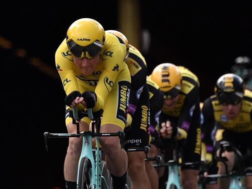 Il Tour a casa Merckx è un affare solo orange Vola il trenino giallo