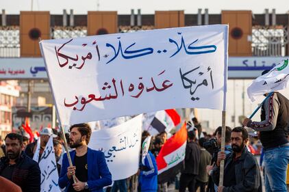 Le proteste contro l'ambasciata Usa in Iraq 2