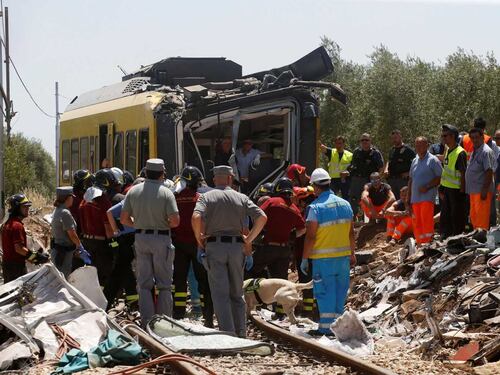 Puglia, ci sono i primi indagati. "Quel treno non doveva partire"