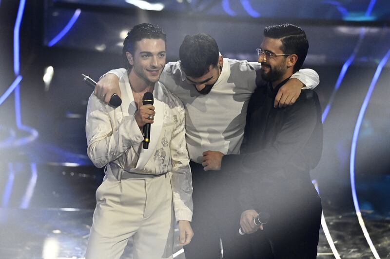 Sanremo 2024: ecco il look della seconda serata del Festival de Il Volo 4