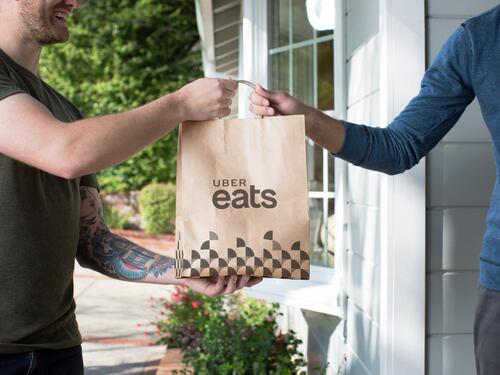 Uber Eats, le immagini