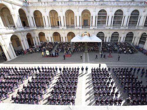 Accademia militare, il giuramento del 204° corso “Volontà”: le foto della cerimonia