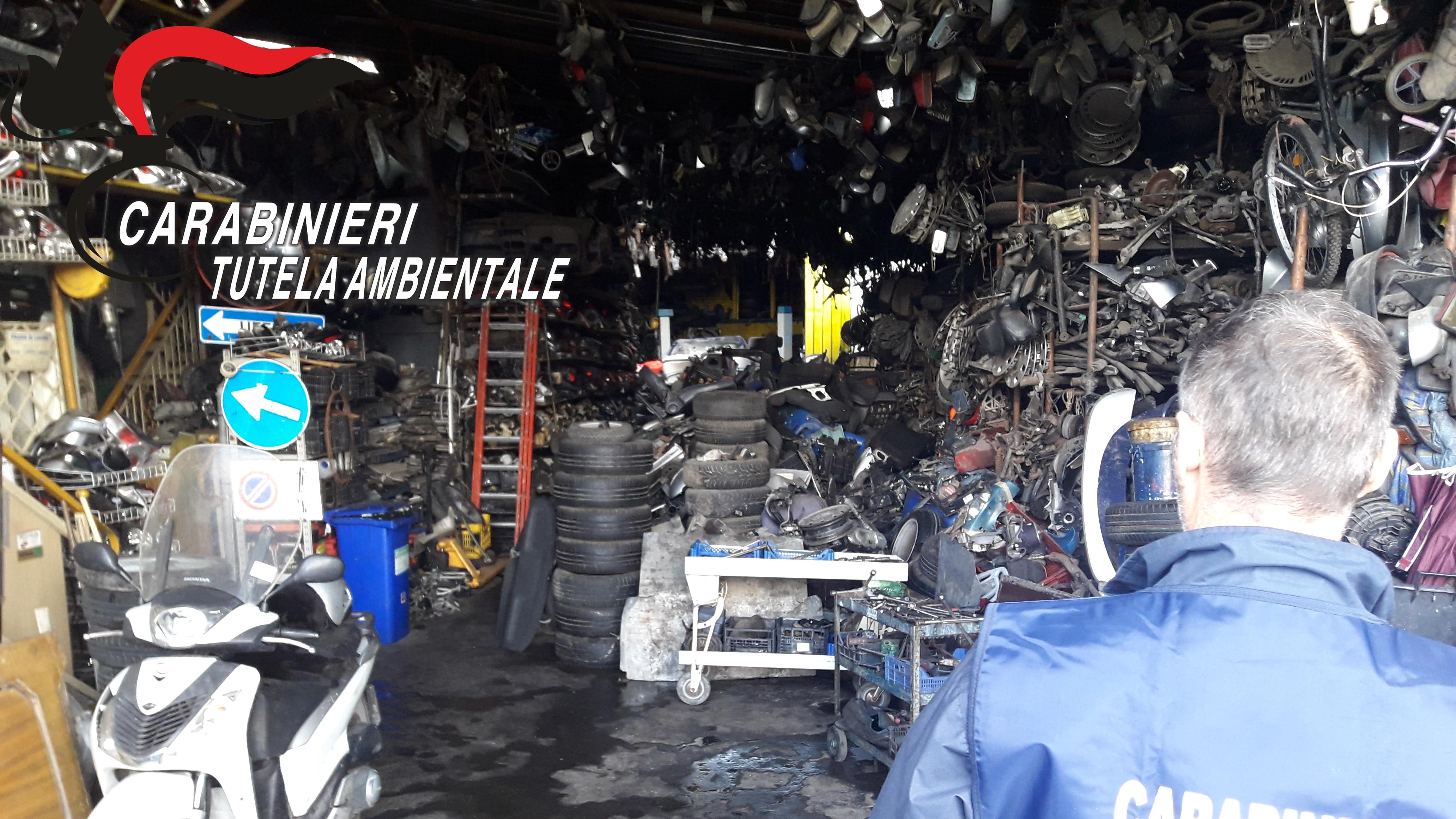 Autodemolizioni senza autorizzazione, scatta maxisequestro