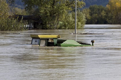 Orte, esonda il Tevere 13