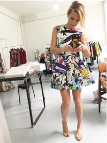 Justine Mattera topless per il servizio di moda 14