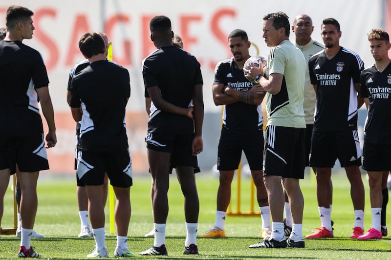 Benfica allenamento Inter