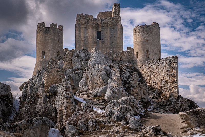 Rocca Calascio vista da vicino