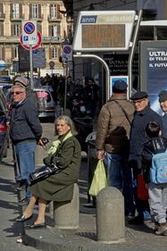 Il caos dei trasporti a Napoli 1