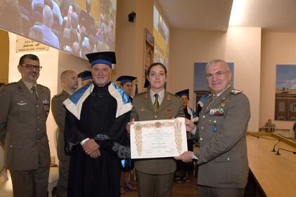 cerimonia di chiusura dell’Anno Accademico 2023-2024, dell'Accademia Militare 5
