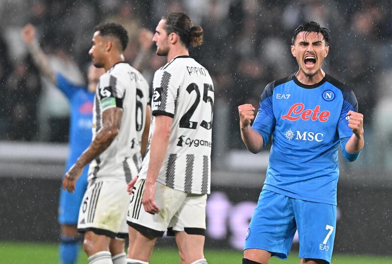 Napoli festa Juventus Napoli