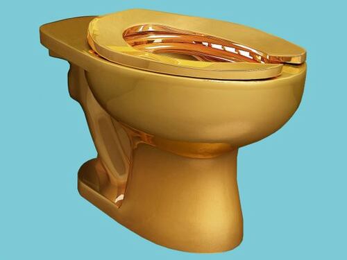 Gran Bretagna, rubato il water d'oro di Cattelan