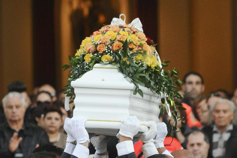 Il funerale di Lorys Stival