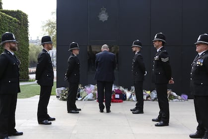 Londra, i funerali dell'agente ucciso durante l'attentato a Westminster 14
