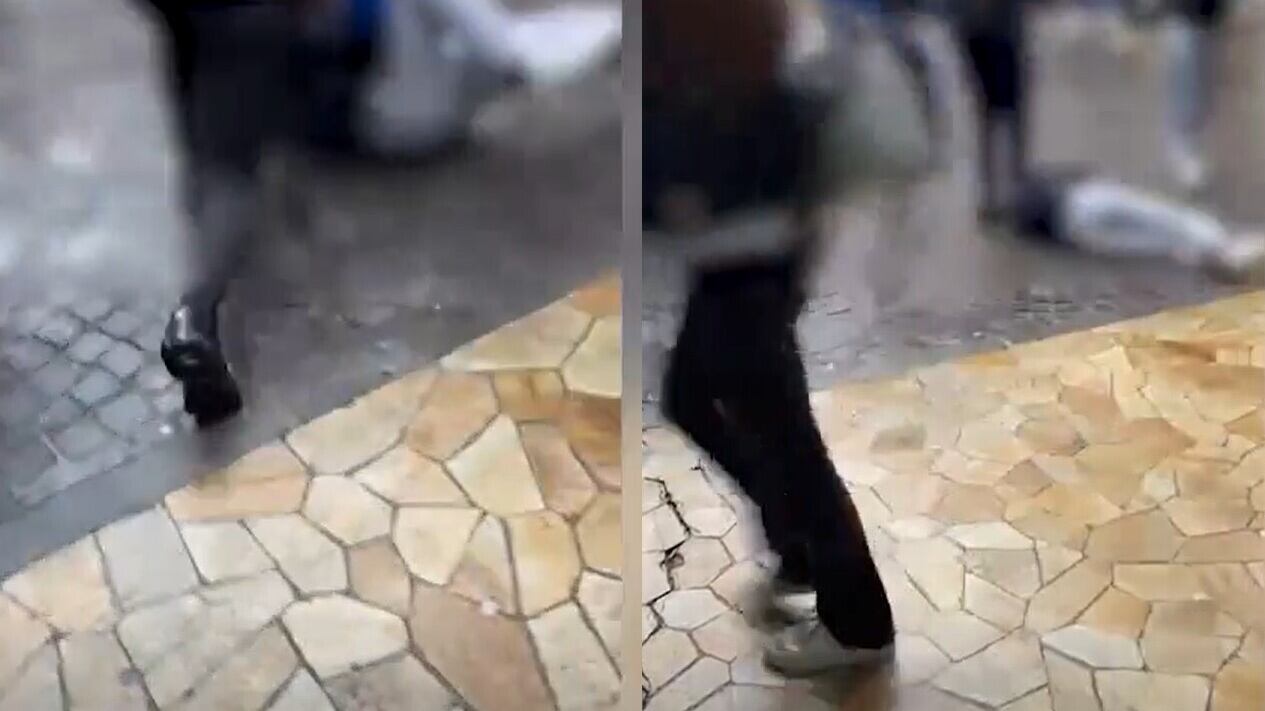 Calci e pugni a un giovane a terra, brutale aggressione del baby bullo in stazione a Treviso