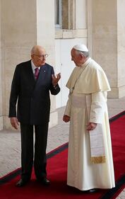 Il Papa da Napolitano 5