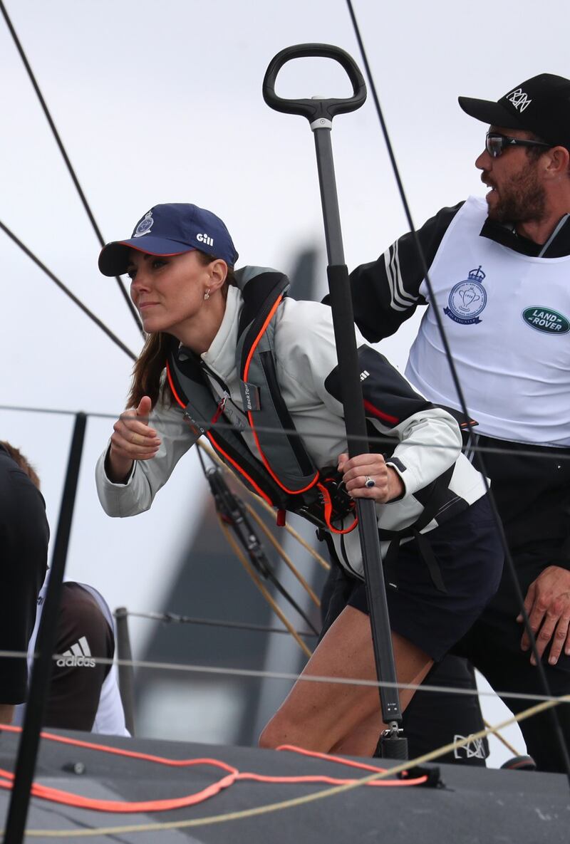 I Duchi di Cambridge alla regata King's Cup sull'Isola di Wight 1