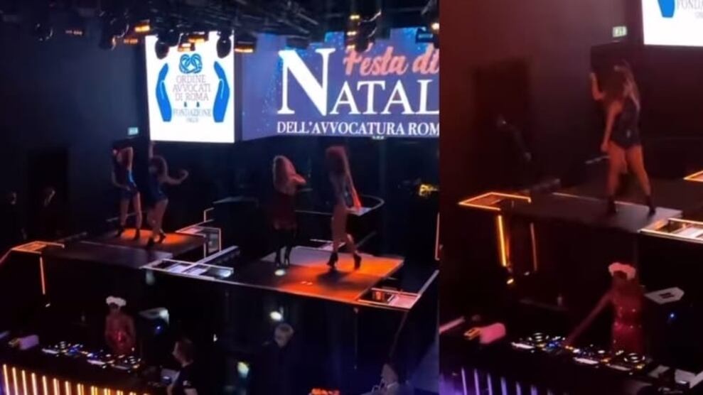 "Inopportuno": bufera per le "cubiste" alla festa dell'Ordine degli avvocati di Roma