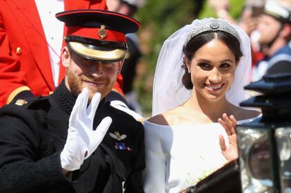 Meghan Markle e il Principe Harry al Royal Wedding 7