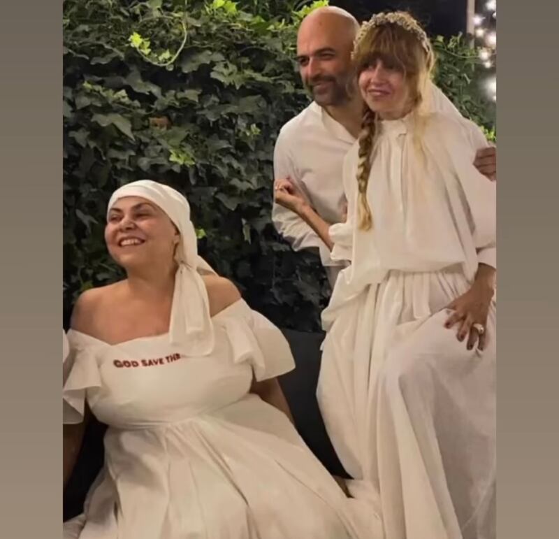Michela Murgia ed la celebrazione delle nozze con Lorenzo Terenzi 1
