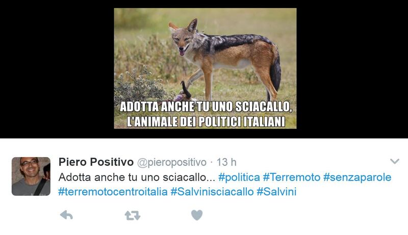 Abruzzo, gli attacchi a Salvini su Twitter 1