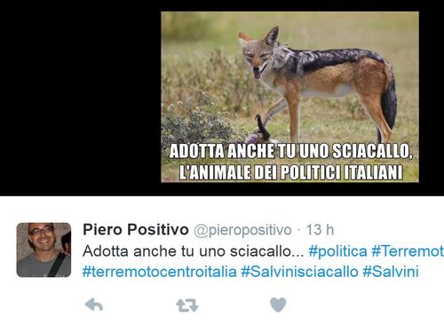 Abruzzo, gli attacchi a Salvini su Twitter