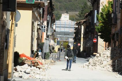 Norcia in macerie 16