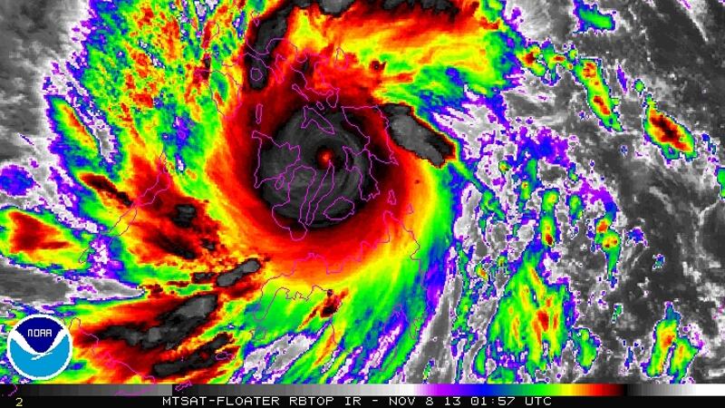 L'incubo del tifone Haiyan si abbatte sulle Filippine