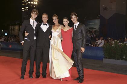 Rocco Siffredi e famiglia alla Mostra del Cinema di Venezia 29