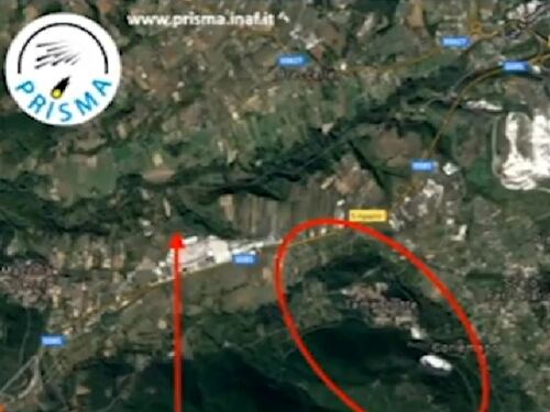 Quel bolide luminoso nel cielo "Meteorite è caduta in Molise"