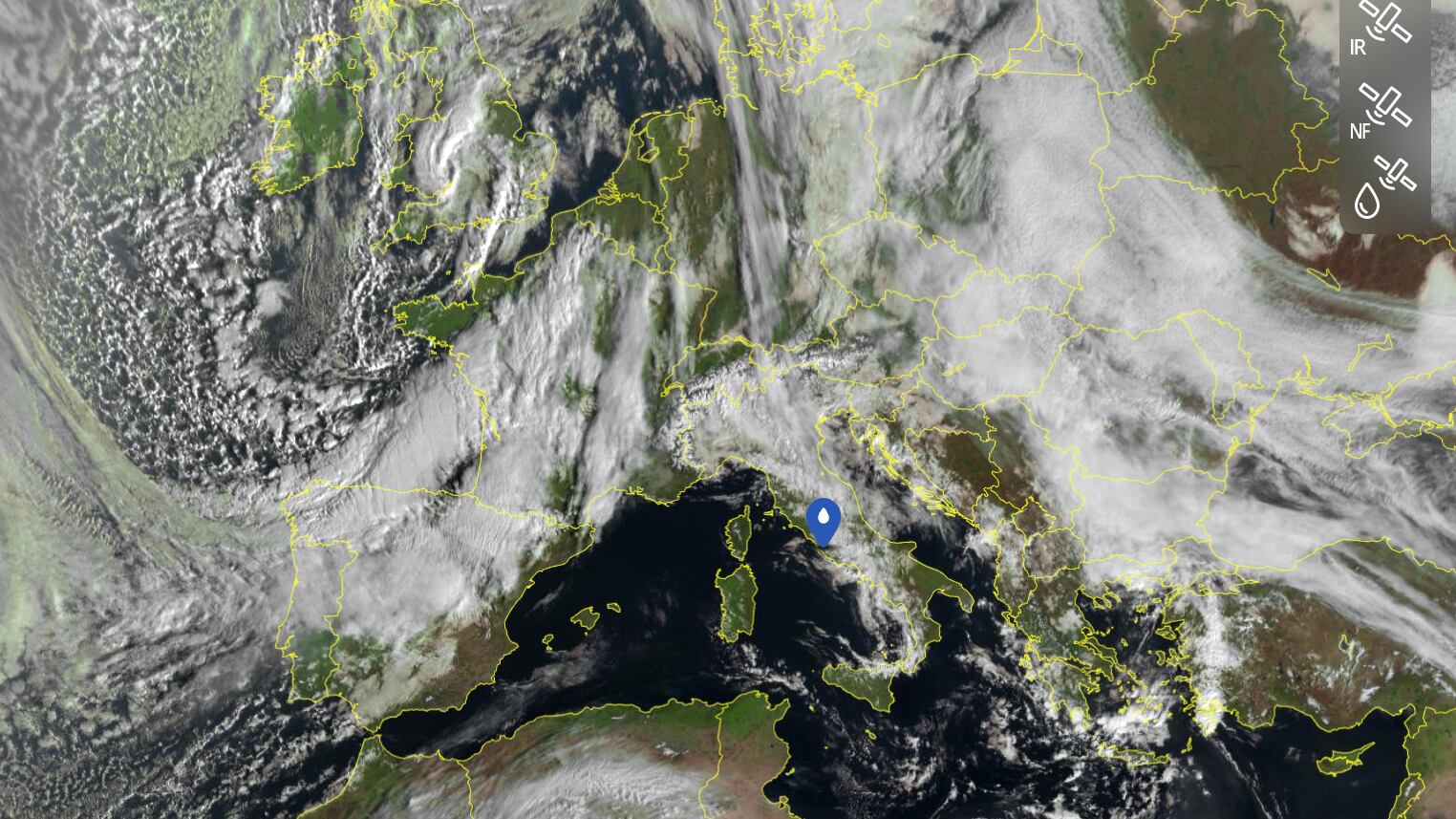 In arrivo un profondo ciclone che porta sull'Italia ancora pioggia e forti nevicate