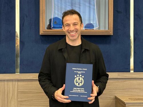 "Da oggi chiamatemi Mister": la svolta di Alex Del Piero