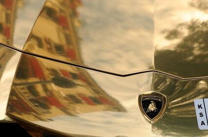 Una Lamborghini tutta d'oro 1