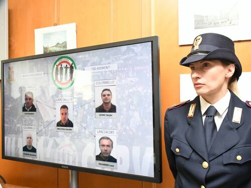 La conferenza sugli arresti dei capi ultrà della Juve