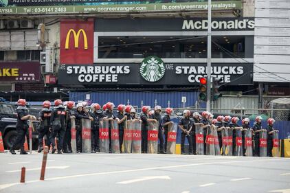 Le proteste e tensioni in Malesia 14